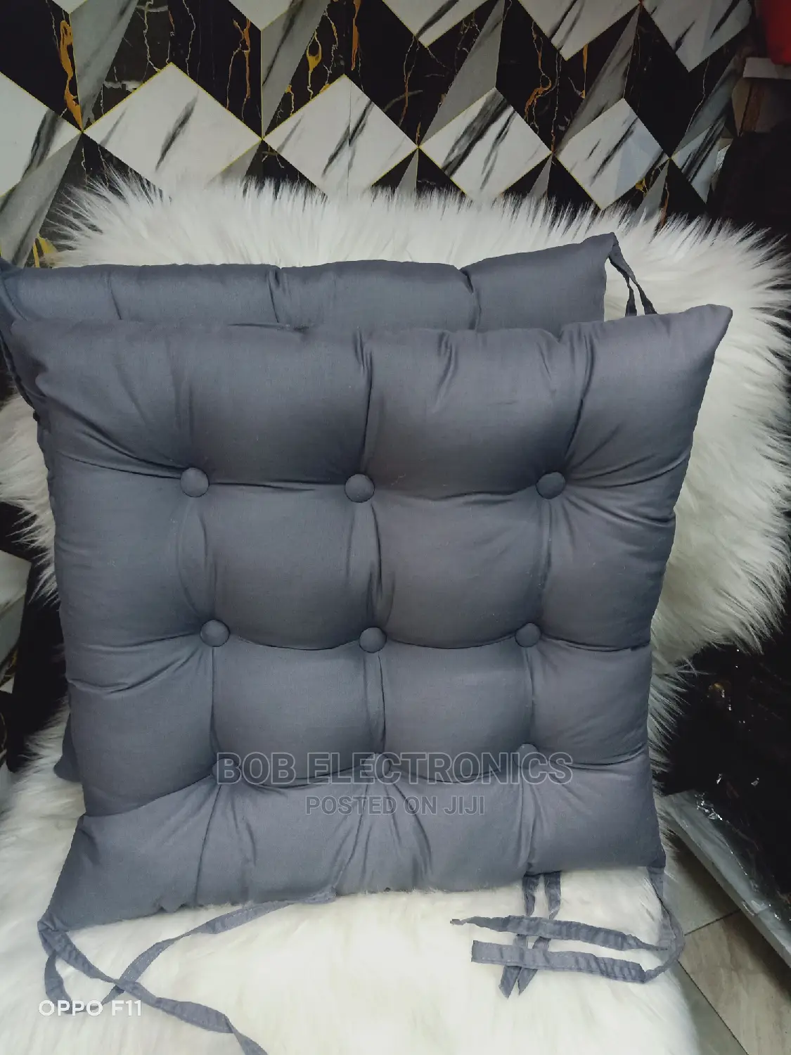 Chair Cushions With Tie Backs