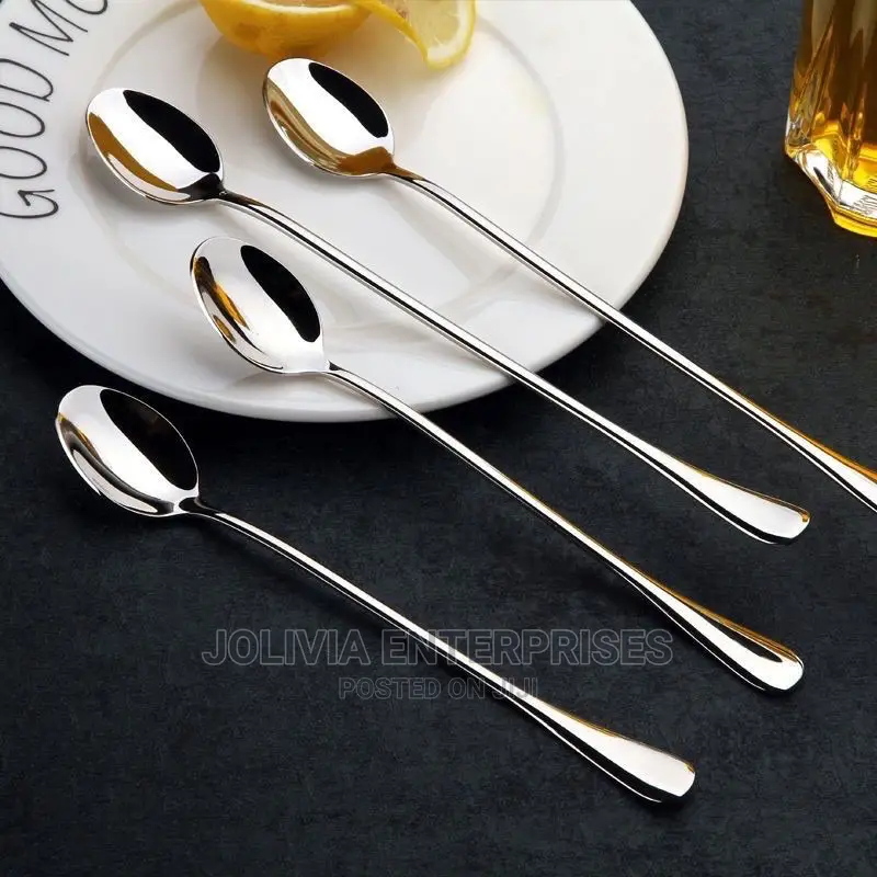 Stainless Steel Long Tea Spoons 6pcs*