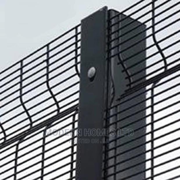 Black High Security Anti Climb Security Fence - thumbnail 3