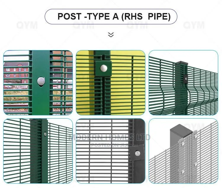 High Security Galvanized 358 Anti Climb High Security Fence