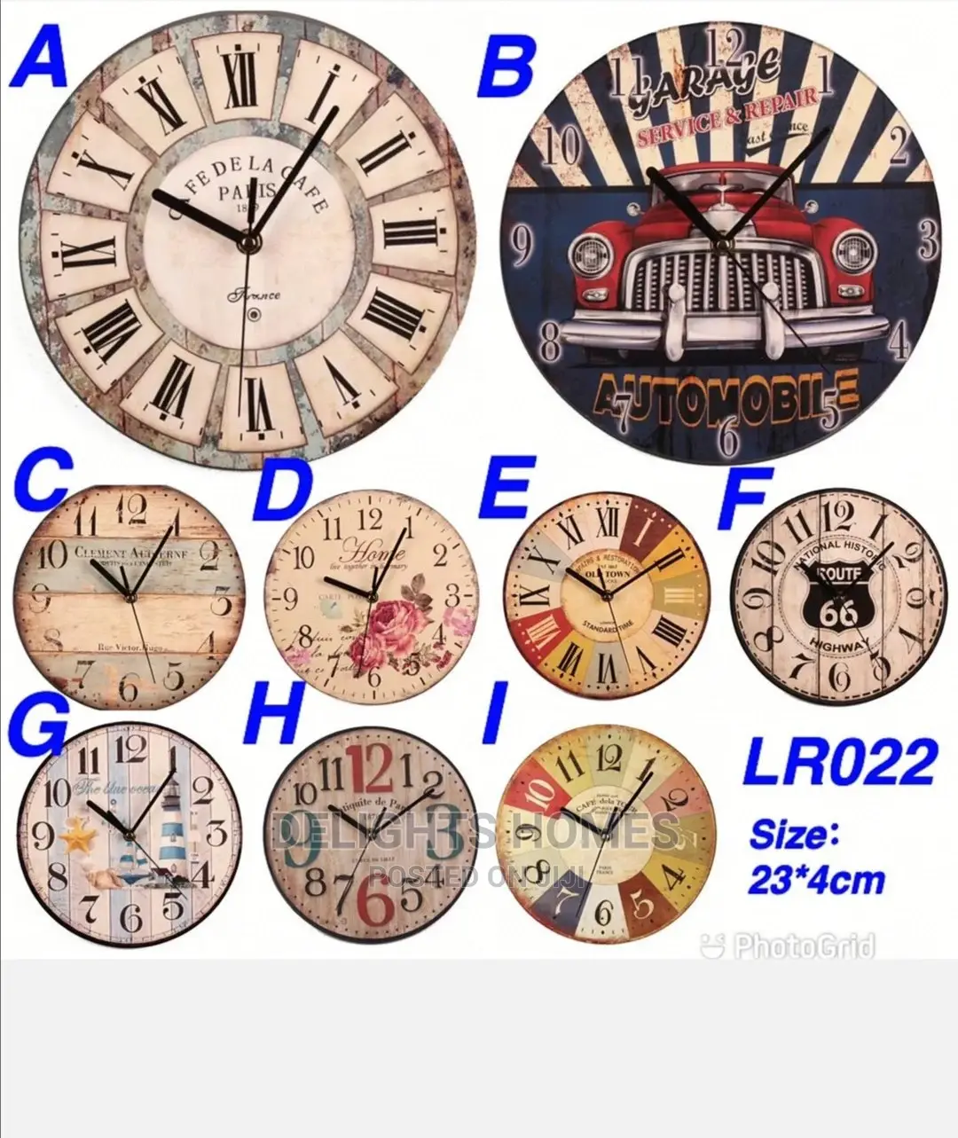 Post Again Clock