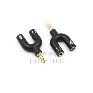 U-Shape Audio Adapter 1to2 3.5mm Audio Adapter With Dedicate