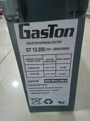 Gaston 12V 200ah Lead Sealed Maintenance Free Battery