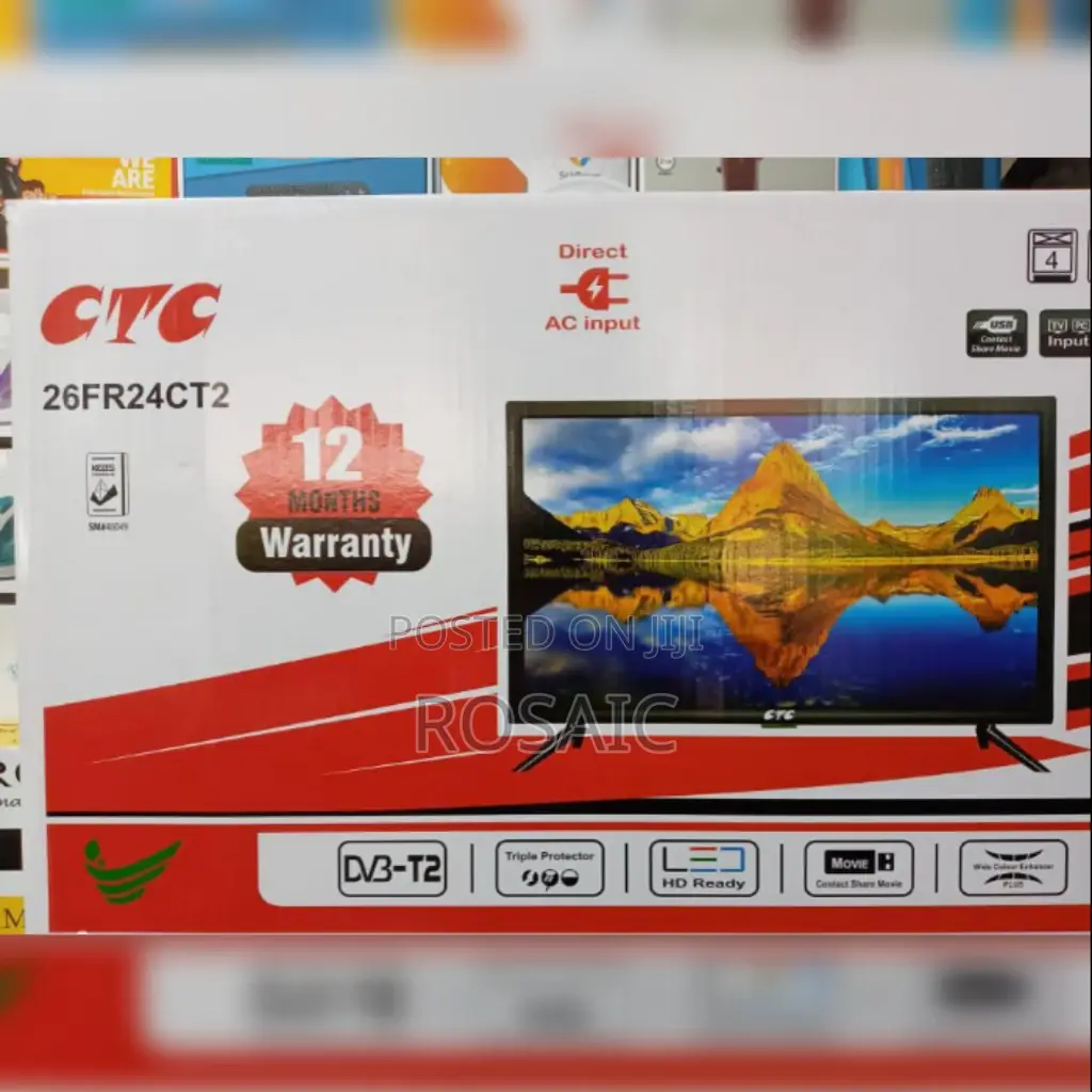 Ctc 26inches Tv With Inbuilt Decorder
