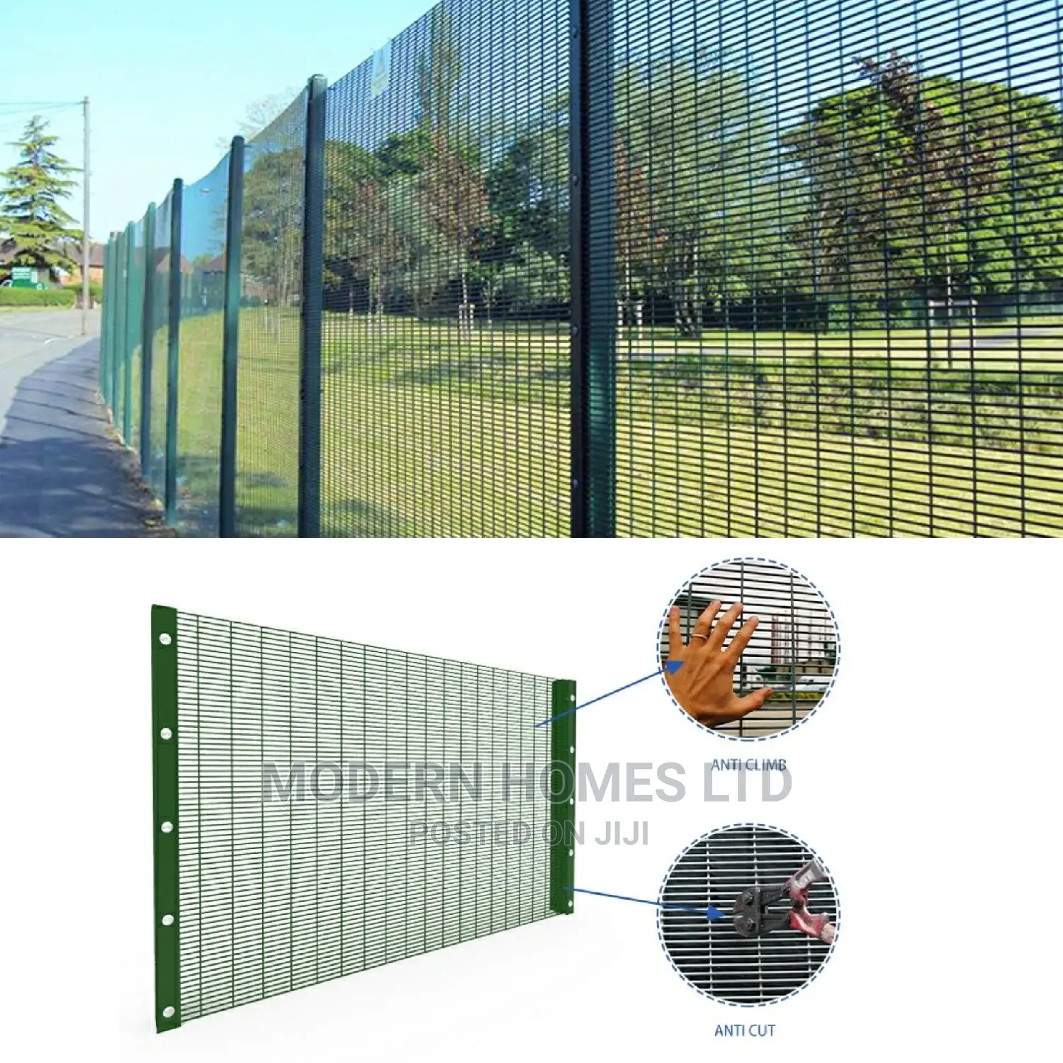 Modern Homes Anti Climb Fence System - Gold Standard Fence