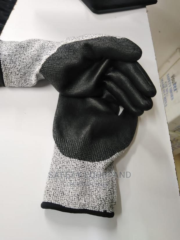 Black and Grey Diamond Gloves