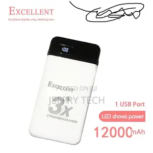 Excellent 12000mah Power Banks Portable LED Indicator