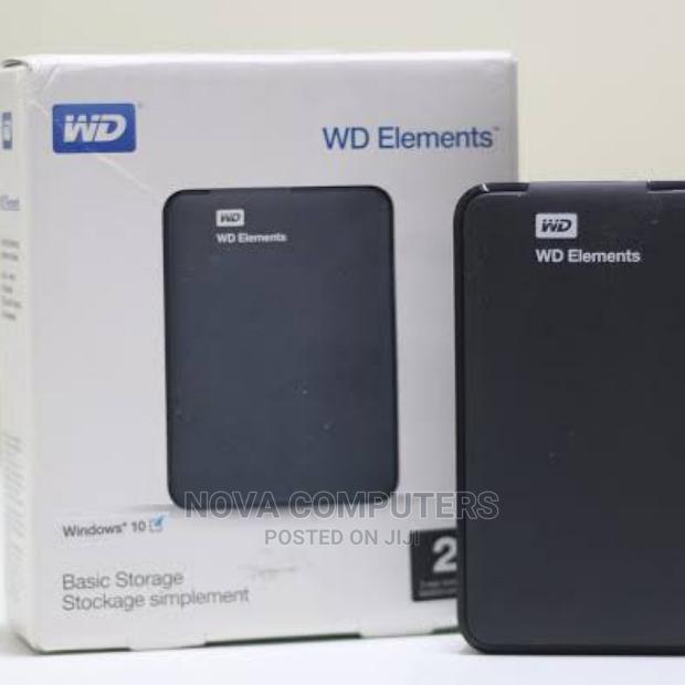 WD Element 2TB HDD - Black - main view
