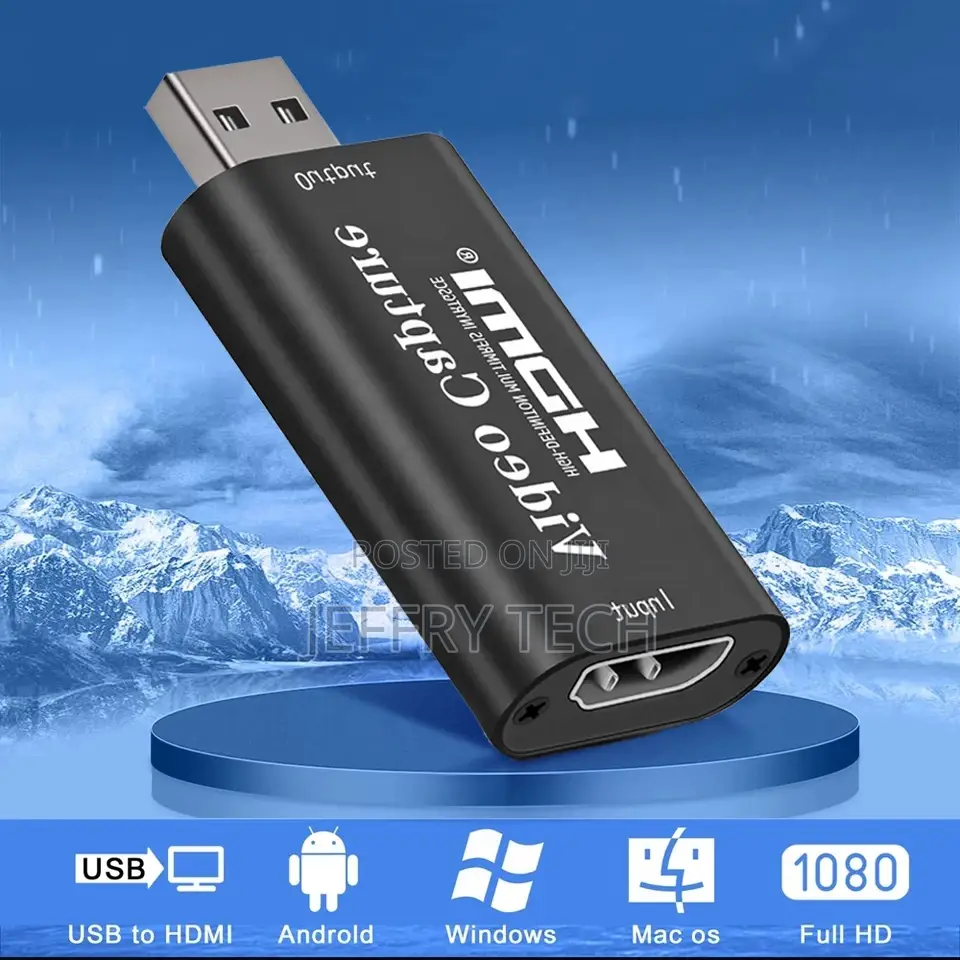 Xput HDMI Capture Card 1080P USB 2.0 Video Capture Grabber R