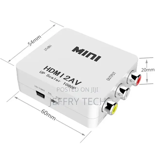 HDMI to AC Av RCA 3RCA Cvbs Composite Video Audio Converter