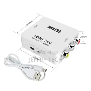 HDMI to AC Av RCA 3RCA Cvbs Composite Video Audio Converter