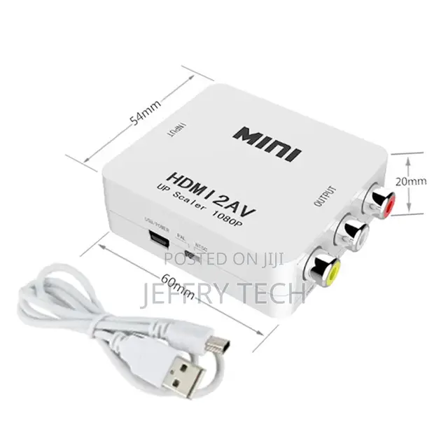 HDMI to AC Av RCA 3RCA Cvbs Composite Video Audio Converter