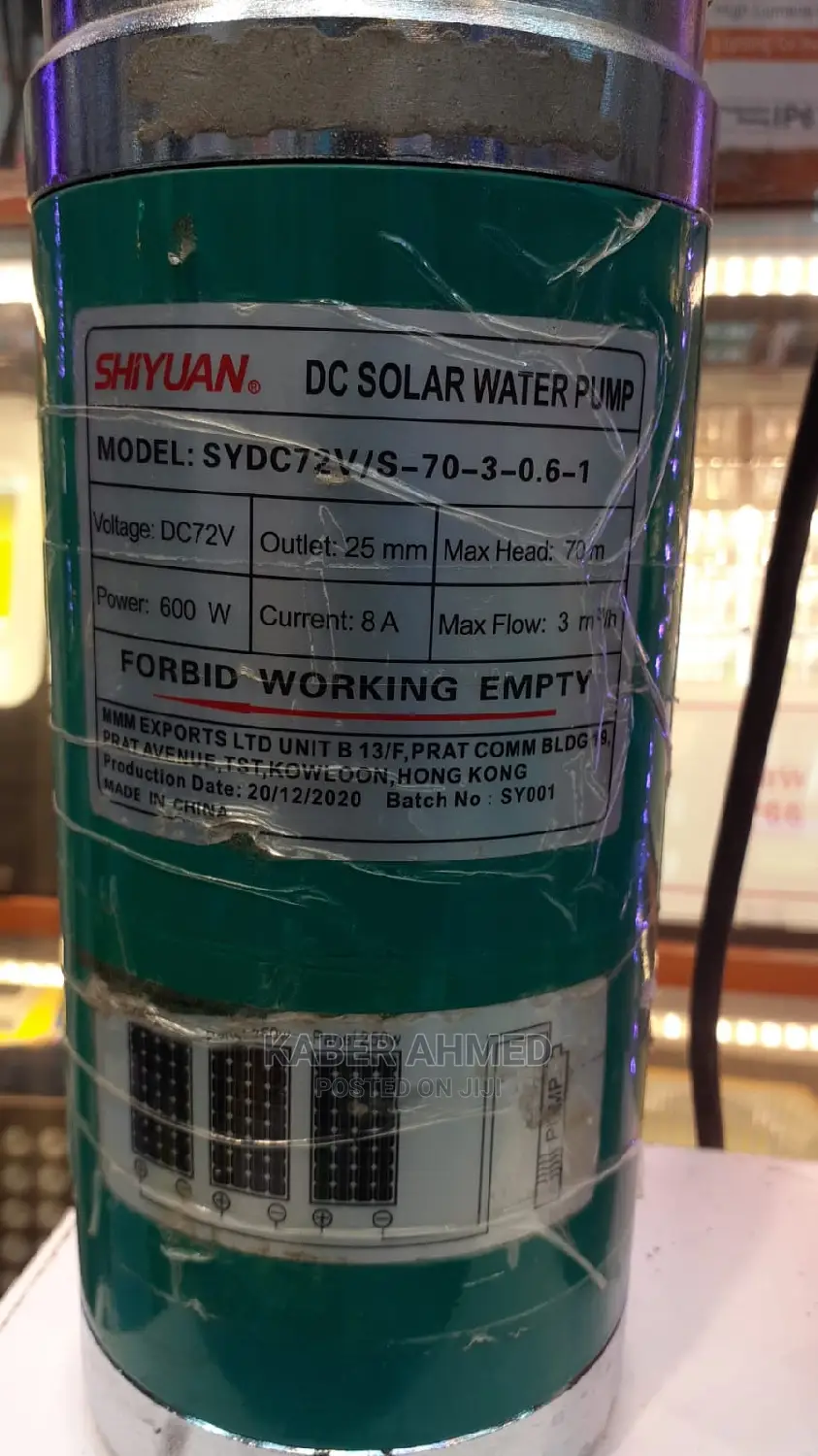 Submersible Solar Water Pump in Nairobi Central Solar Energy, Kaber Ahmed Jiji.co.ke