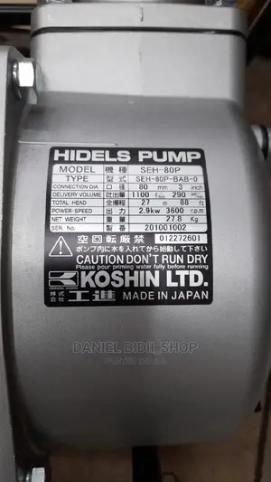 Honda Koshin Gx160 2inch Waterpump