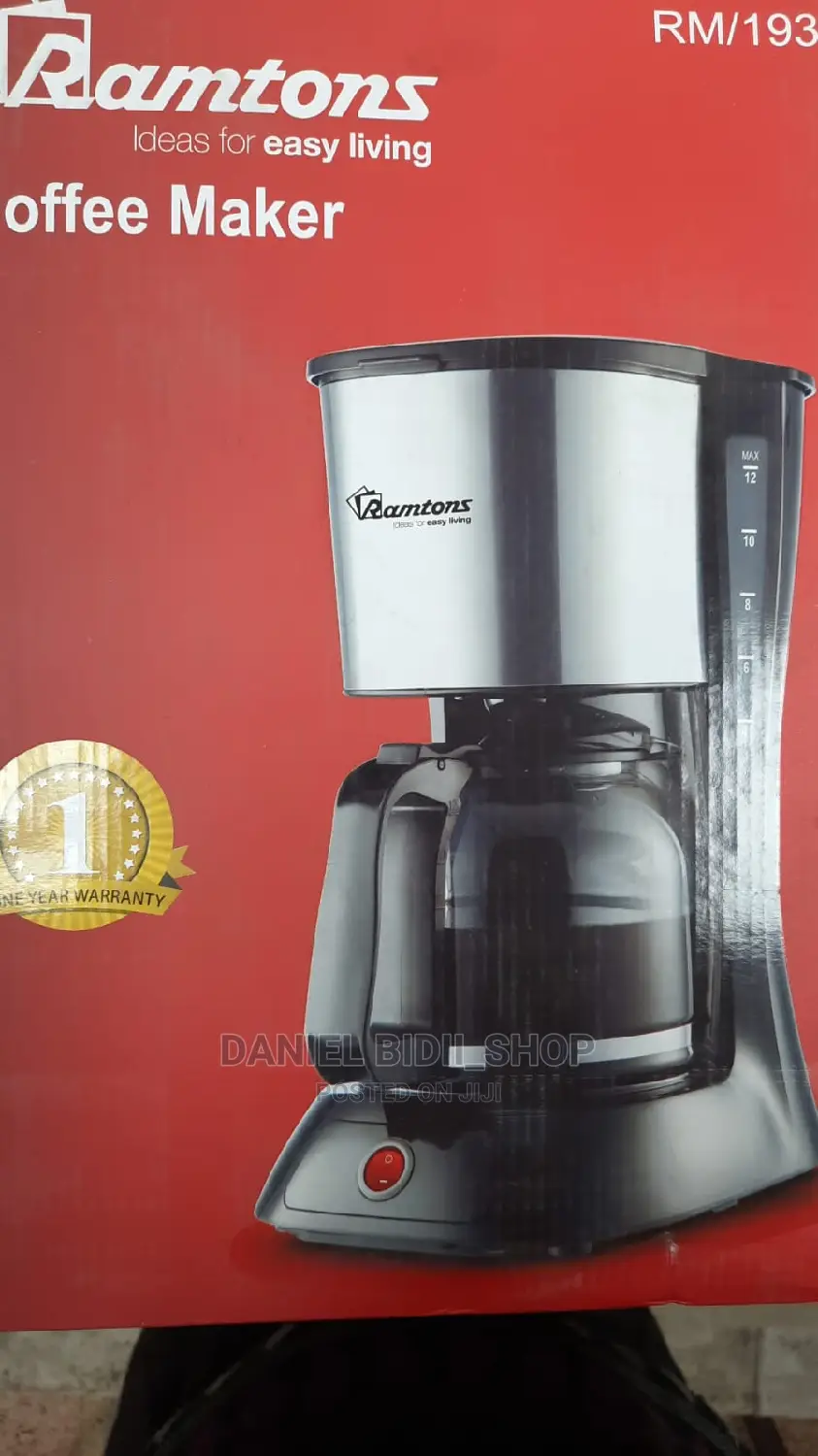 Ramtons Coffee Maker 1.5ltr 900w