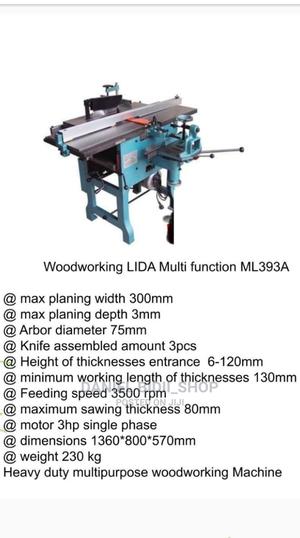 Lida Wood Working Multifunction 3hp 230kgs - thumbnail 2