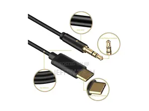 Type C to 3.5mm Audio Aux Jack Adapter USB C Male to 3.5mm M
