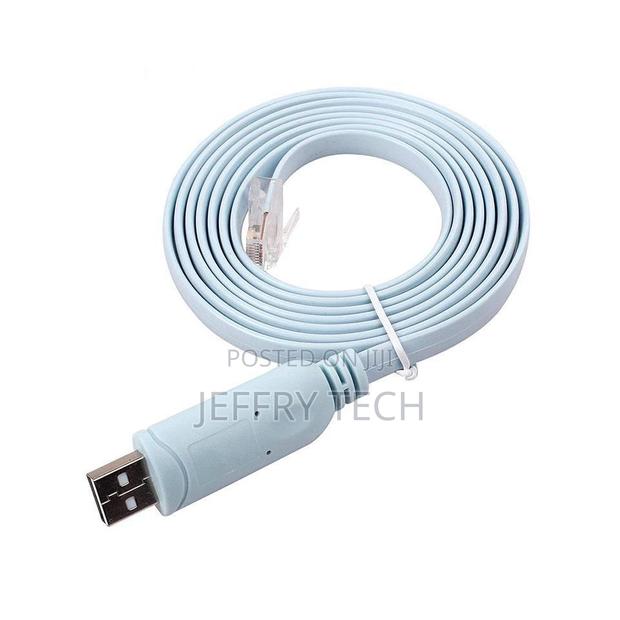 6FT USB Console Cable USB to RJ45 FTDI Chip Serial RS232 Con - main view