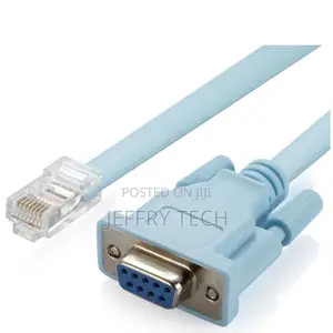 DB 9pin RS232 Serial to RJ45 CAT5 Ethernet Adapter LAN Conso