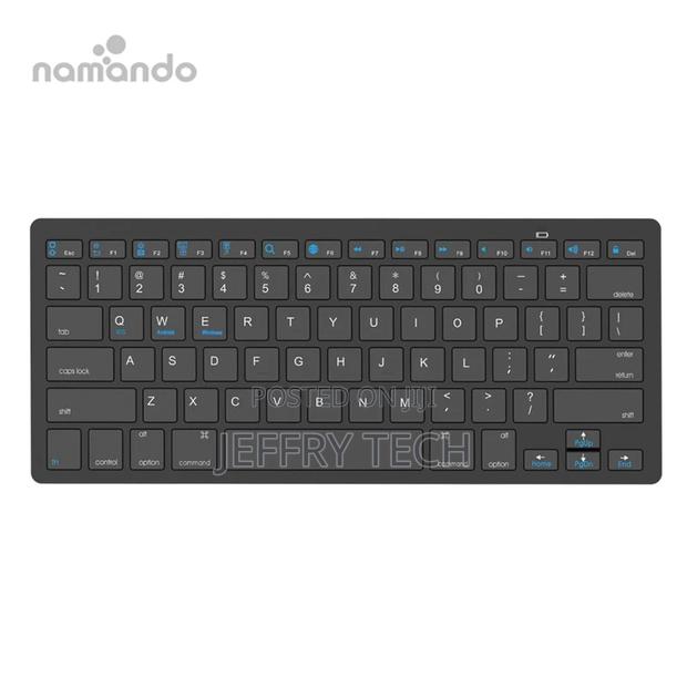 Multi-Device Bluetooths Wireless Keyboard Ultra Mini Mute Fo