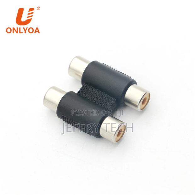 Double 2 RCA Connector Female to 2 RCA Female Audio Audio Vi