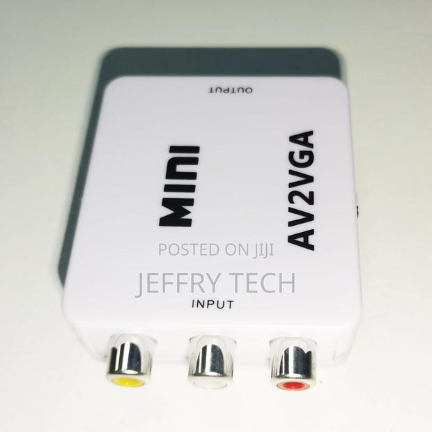 VGA2 Adapter 1080P White With Cable VGA2 to VGA Audio Connec