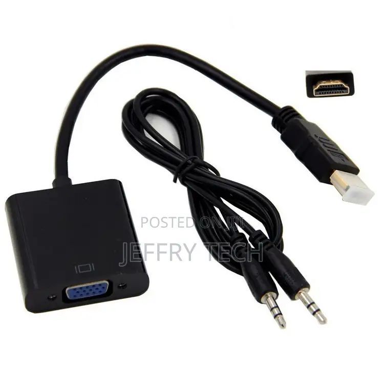 Gold Plated 1080P Male to Vga 15PIN Female Adapter Converter