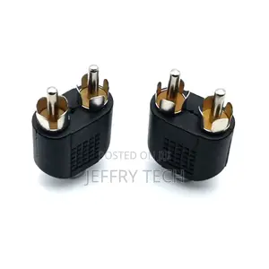 1 Female to 2 Male AV Convert Rca Connectors