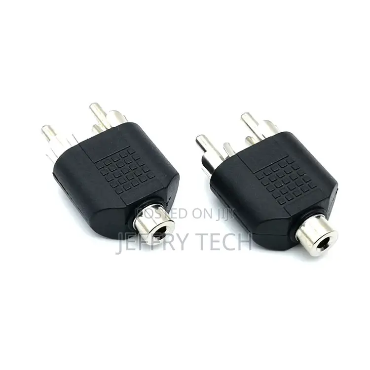 1 Female to 2 Male AV Convert Rca Connectors