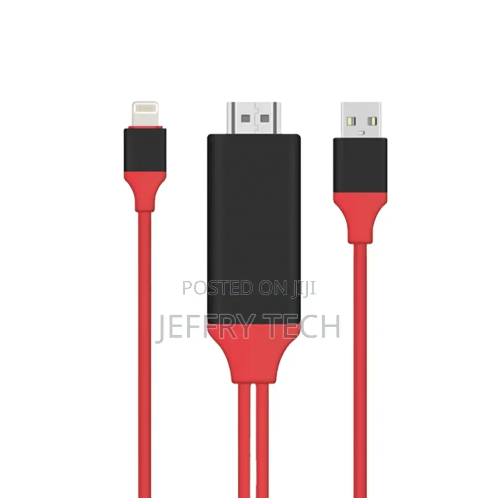 For iPhone Mobile Phone 8pin Lightning to TV HDMI Digital AV