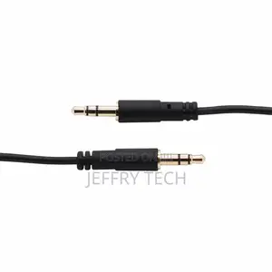 Stereo Audio Video Cable 3.5mm 3 Pole Gold-Plated Male to Ma