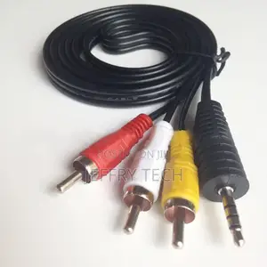 3.5 Mm to Rca Av Camcorder Video Cable Plug Stereo Audio Vi
