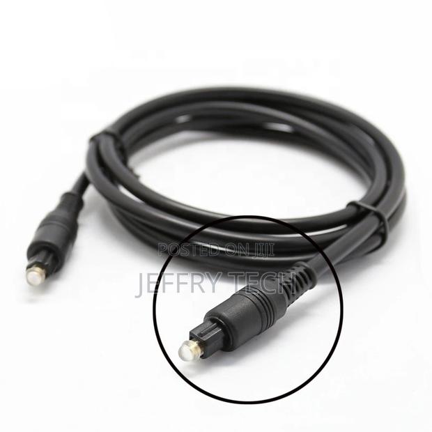5m OD 4.0 Male to Male Gold Plated Fiber Optic Cable Digital