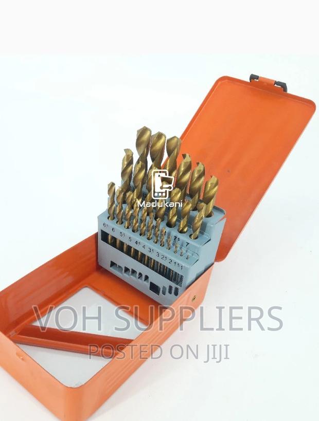 25PCS Professional HSS DIN388RN Drill Bit Set - thumbnail 2