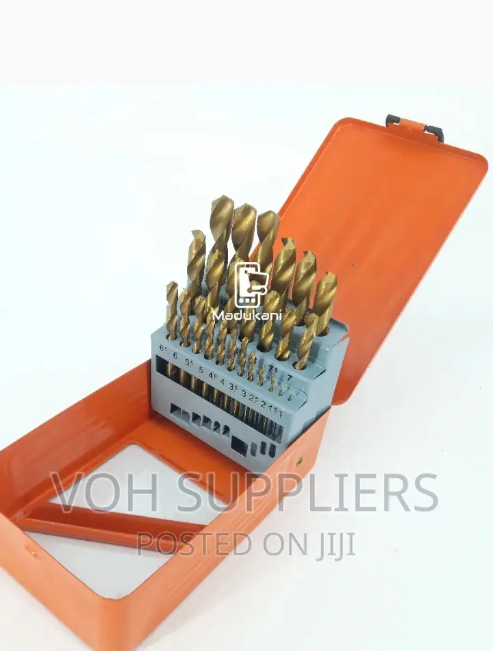 25PCS Professional HSS DIN388RN Drill Bit Set