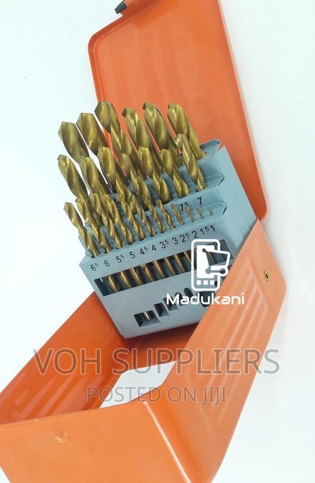 25PCS Professional HSS DIN388RN Drill Bit Set - main view