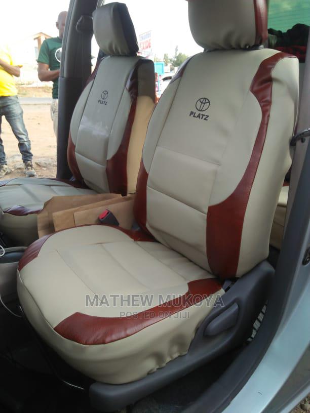 Beige Brown Platz Seat Covers - thumbnail 2