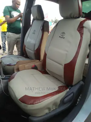 Beige Brown Platz Seat Covers