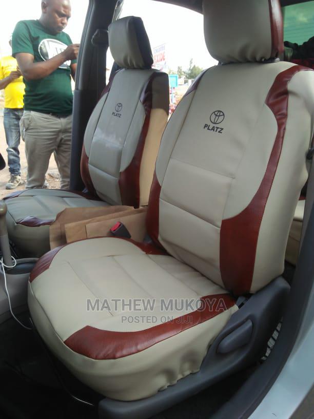 Beige Brown Platz Seat Covers - thumbnail 3