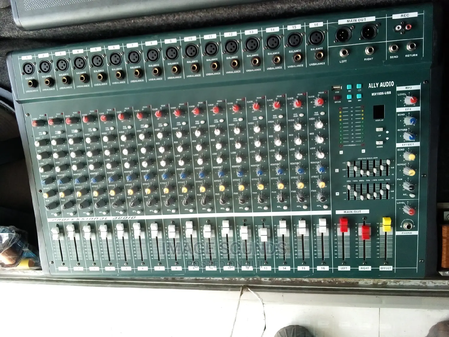 Plain Mixer Ally Audio 16channel