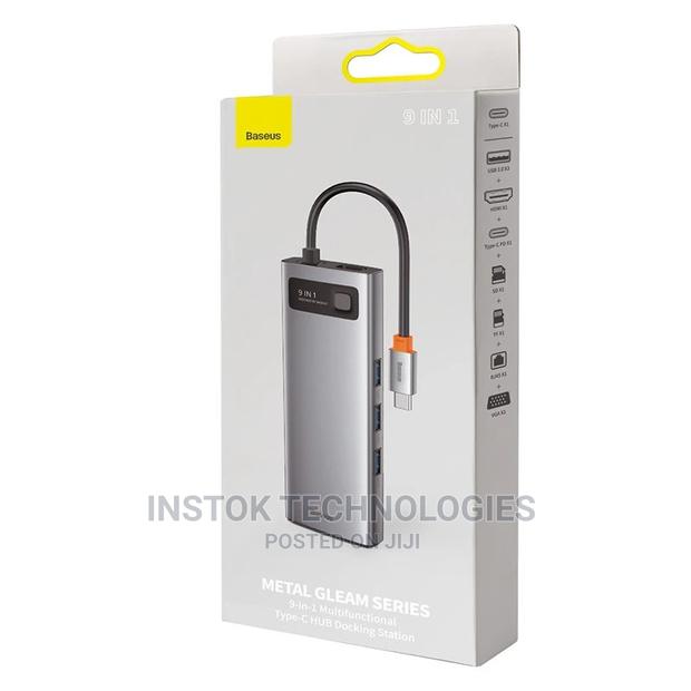 Baseus Metal Gleam Series 9-In-1 Multifunctional Type-C HUB