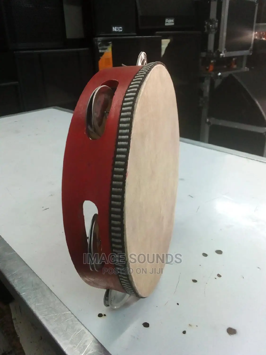 Wooden Tumborine 8"