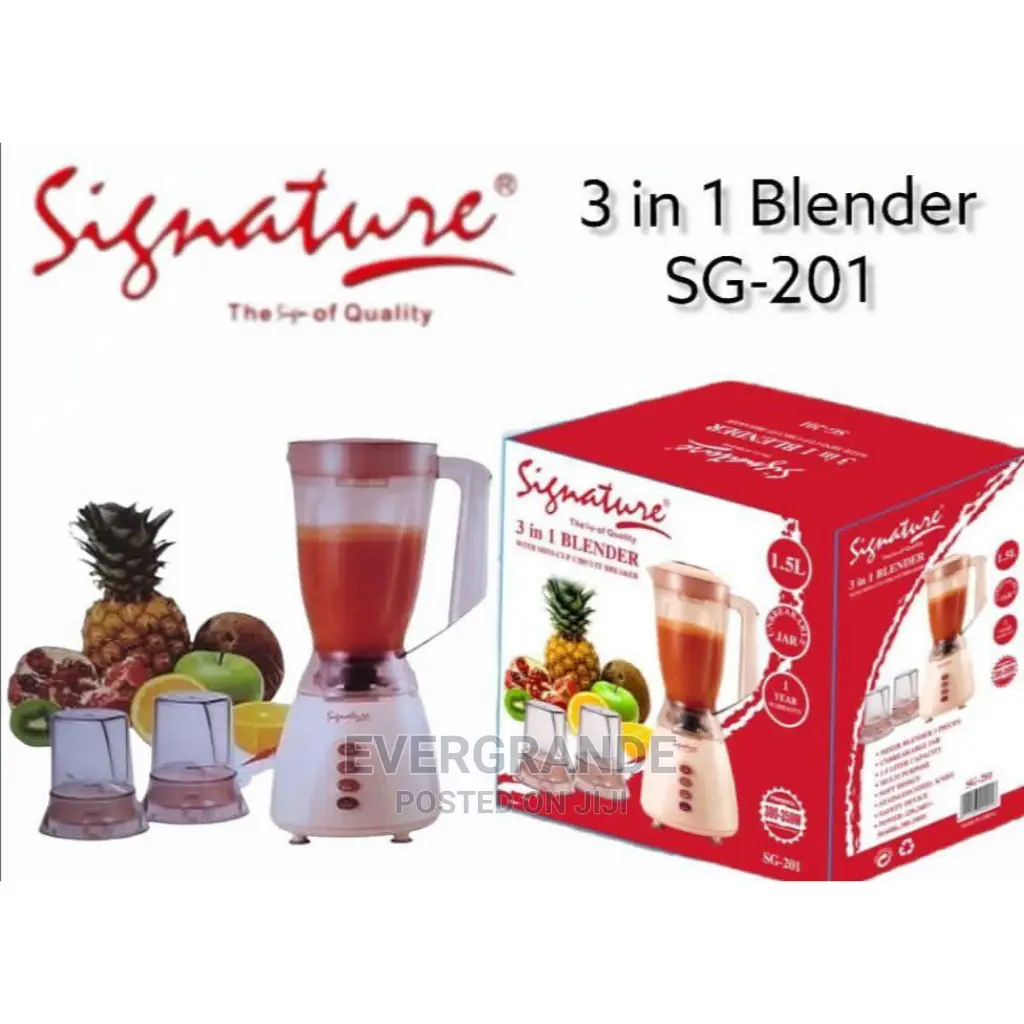 3 in 1 Blender Signature 3999kshs