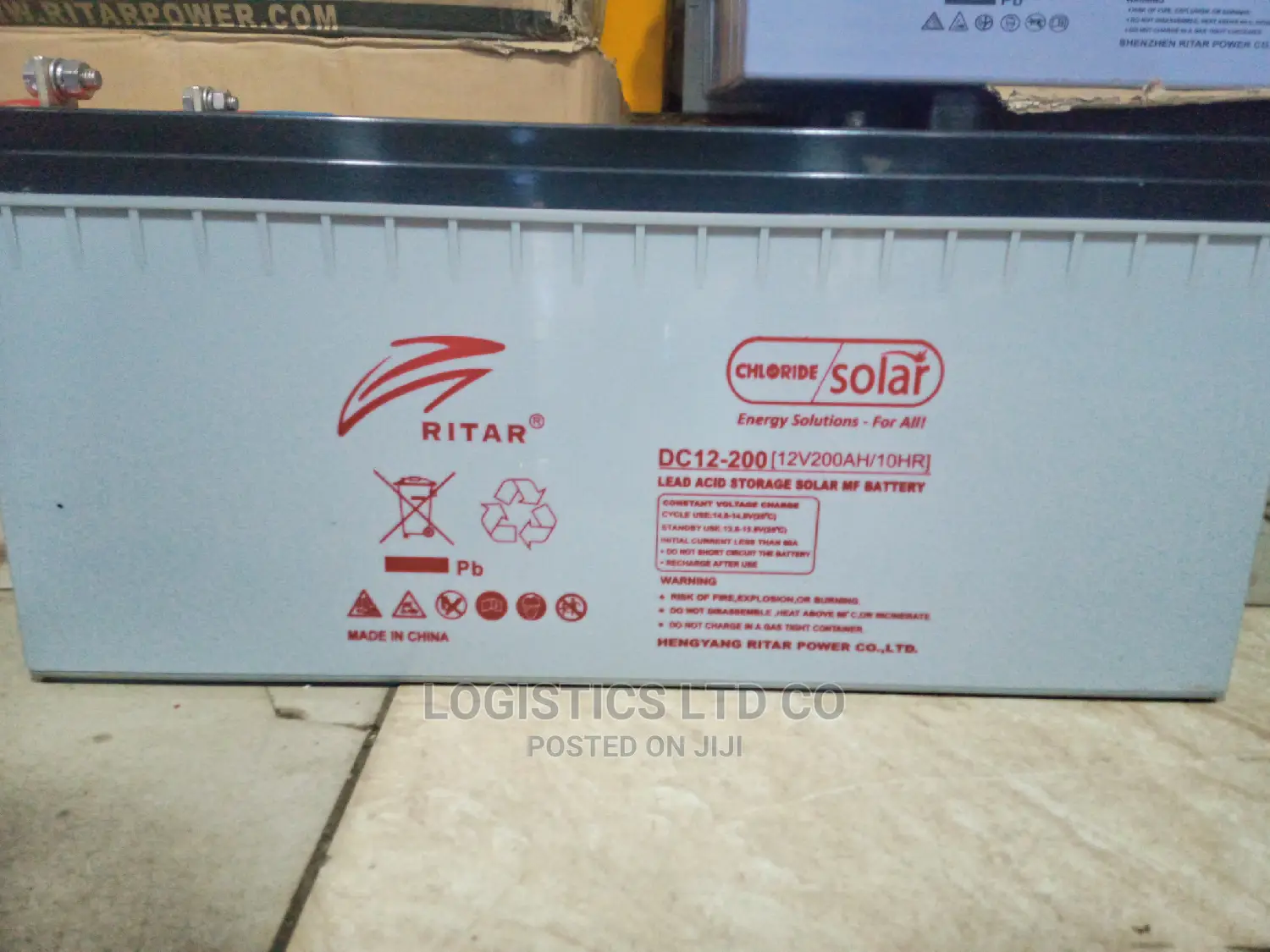 Rita 12v-200ah Back Up Solar Battery