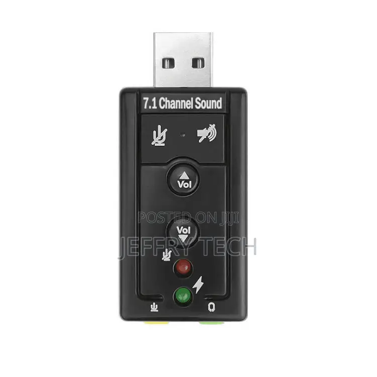 USB Audio Adapter External Stereo Sound Card With 3.5mm Head