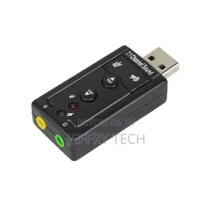 USB Audio Adapter External Stereo Sound Card With 3.5mm Head