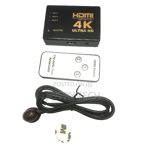 4K at 60hz HDTV Switch 3 in 1 Out 3-Port HDTV Switcher Selector