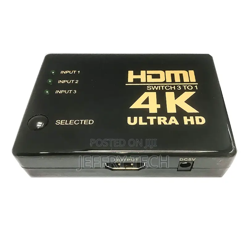 4K at 60hz HDTV Switch 3 in 1 Out 3-Port HDTV Switcher Selector