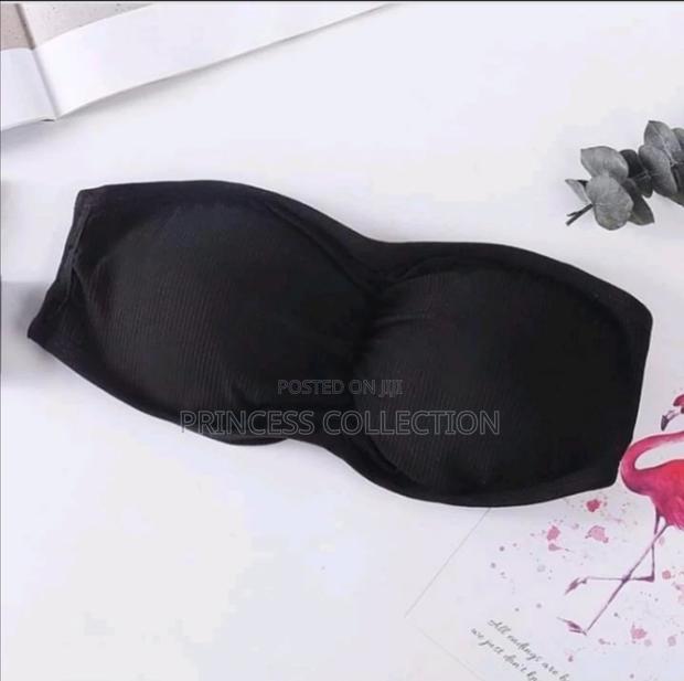 Cotton Strapless Bra - thumbnail 3