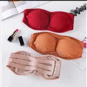Cotton Strapless Bra - thumbnail 2